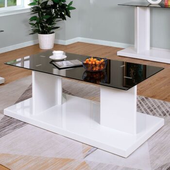 MANNEDORF COFFEE TABLE CM4567WH-C By Furniture of America.