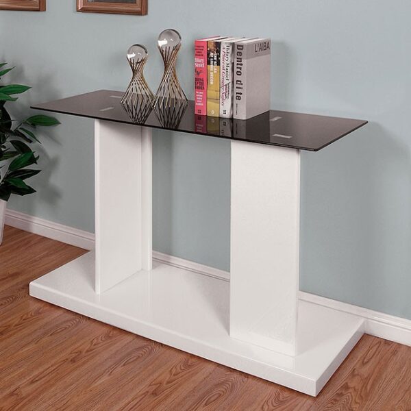 MANNEDORF SOFA TABLE CM4567WH-S By Furniture of America. 4