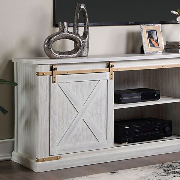 BORREGO TV CONSOLE CM5018WH-TV-72 By Furniture of America. 10