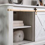 BORREGO TV CONSOLE CM5018WH-TV-72 By Furniture of America. 18