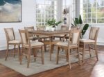 UPMINSTER COUNTER HT. TABLE  CM3984NT-PT By Furniture of America. 14