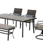 Black/Gray SINTRA PATIO DINING TABLE GM-2008 BY Furniture of America 11