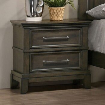 HOUSTON Night stand CM7221GY-N by Furniture Of America .