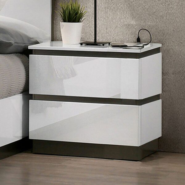 BIRSFELDEN NightStand  FOA7225WH-N By Furniture of America. 7