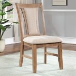 UPMINSTER CHAIR (2/CTN) CM3984NT-SC-2PK by Furniture of America. 9