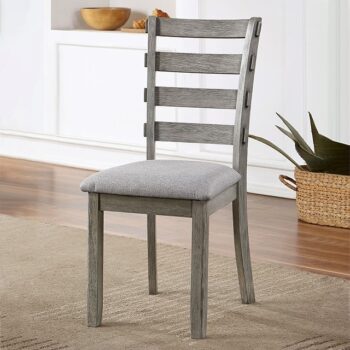 Laquila Side Chair (2/BOX) CM3542GY-SC-2PK By Furniture of America