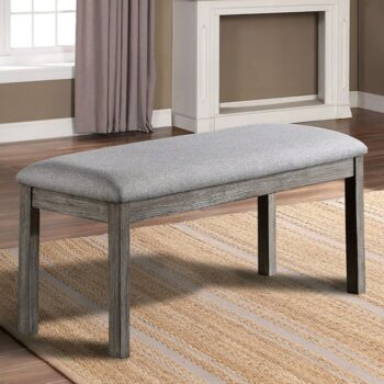 LAQUILA BENCH CM3542GY-BN by Furniture of America.