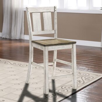 Dakota Counter Ht.Chair CM3289BR-PC-2PK by Furniture of America