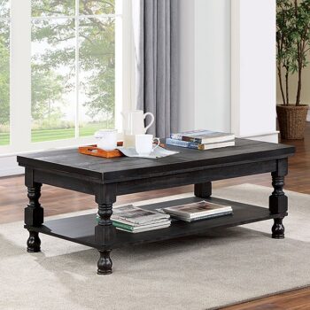 CALANDRA COFFEE TABLE FOA4908BK-C By Furniture of America.