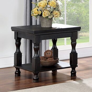 CALANDRA END TABLE  FOA4908BK-E By Furniture of America.
