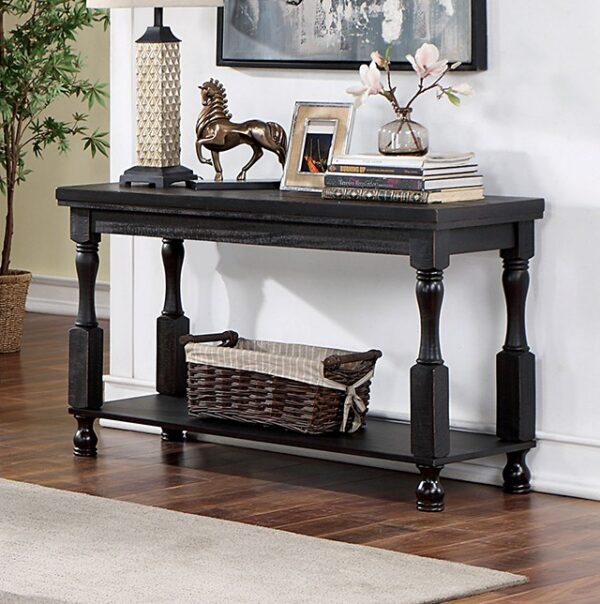 CALANDRA SOFA TABLE FOA4908BK-S By Furniture of America. 4
