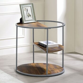 ORRIN END TABLE CM4396GY-E By Furniture of America .