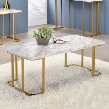 CALISTA COFFEE TABLE CM4564WH-C By Furniture of America.