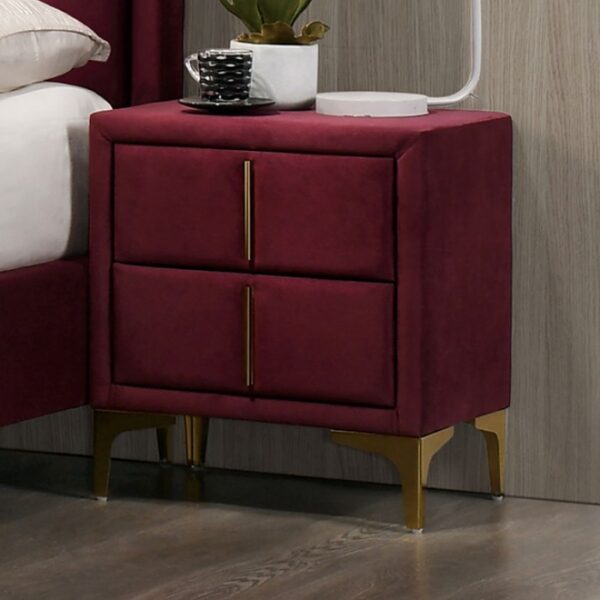 FLORIZEL CM7411RD-N NIGHT STAND BY Furniture of America . 6
