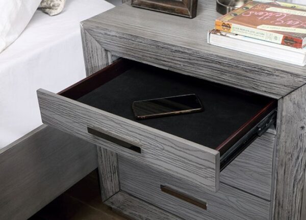 RAIDEN NIGHTSTAND BY Furniture of America CM7468GY-N. 9
