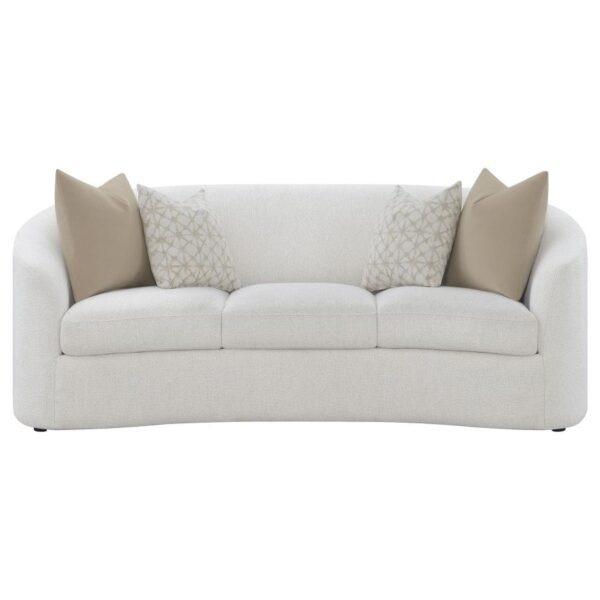 Rainn Upholstered Tight Back Sofa Latte 509171 by Coaster Furniture 18