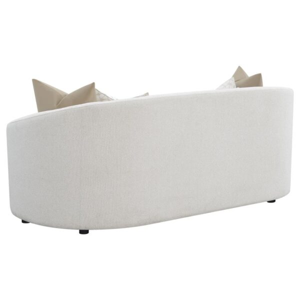 Rainn Upholstered Tight Back Sofa Latte 509171 by Coaster Furniture 19