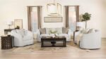 Rainn Upholstered Tight Back Sofa Latte 509171 by Coaster Furniture Luxury Sofas Mobilia Cleopatra 34 Rainn Upholstered Tight Back Sofa Latte 509171 by Coaster Furniture 34