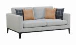 Apperson Cushioned Back Sofa Light Grey 508681 by Coaster Furniture 15