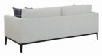 Apperson Cushioned Back Sofa Light Grey 508681 by Coaster Furniture 18