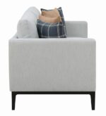 Apperson Cushioned Back Sofa Light Grey 508681 by Coaster Furniture 19