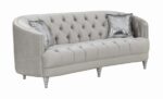 Avonlea Sloped Arm Tufted Sofa Grey 508461 by Coaster Furniture Luxury Living Room Furniture Mobilia Cleopatra 17 Avonlea Sloped Arm Tufted Sofa Grey 508461 by Coaster Furniture 17