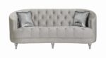 Avonlea Sloped Arm Tufted Sofa Grey 508461 by Coaster Furniture Luxury Living Room Furniture Mobilia Cleopatra 18 Avonlea Sloped Arm Tufted Sofa Grey 508461 by Coaster Furniture 18