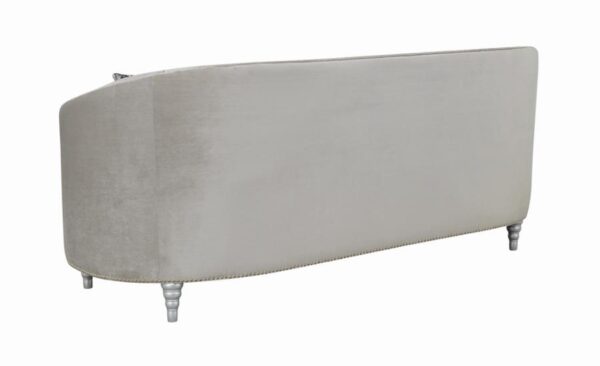 Avonlea Sloped Arm Tufted Sofa Grey 508461 by Coaster Furniture 12