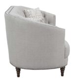 Avonlea Sloped Arm Upholstered Sofa Trim Grey 505641 by Coaster Furniture 20