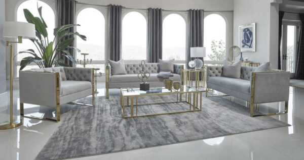 Eastbrook Tufted Back Sofa Grey 509111 by Coaster Furniture 10