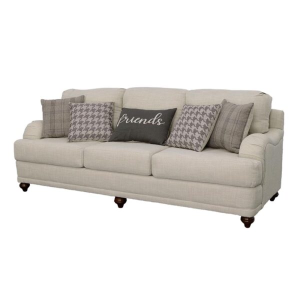 Glenn Cushion Back Sofa Light Grey 511094 by Coaster Furniture. 12