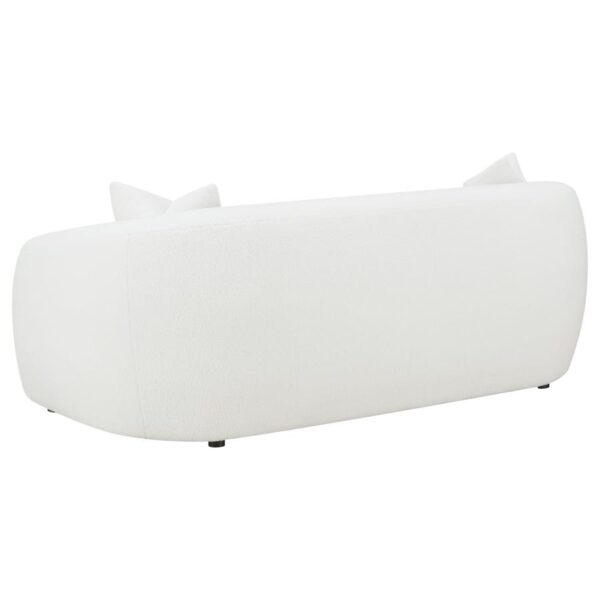 Isabella Upholstered Tight Back Sofa White 509871 by Coaster Furniture 14