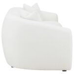 Isabella Upholstered Tight Back Sofa White 509871 by Coaster Furniture 24