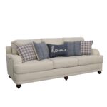 Glenn recessed arms sofa light grey 511091 by coaster furniture Luxury Living Room Furniture Mobilia Cleopatra 20 Glenn recessed arms sofa light grey 511091 by coaster furniture 20