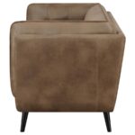 Thatcher upholstered button tufted sofa brown 509421 by coaster furniture 24