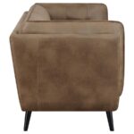 Thatcher upholstered button tufted sofa brown 509421 by coaster furniture 25