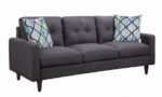 Watsonville tufted back sofa grey 552001 by coaster furniture 21