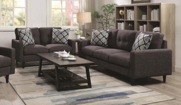 Watsonville tufted back sofa grey 552001 by coaster furniture 19