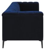 Chalet tuxedo arm sofa blue 509211 by coaster furniture 21