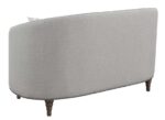 Avonlea Sloped Arm Upholstered Loveseat Trim Gray 505642 by Coaster Furniture 18