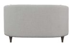 Avonlea Sloped Arm Upholstered Loveseat Trim Gray 505642 by Coaster Furniture 20