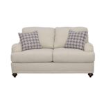 Glenn Recessed Arms Loveseat Light Grey 511092 by Coaster Furniture 21