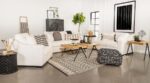 Ashlyn Upholstered Sloped Arms Loveseat White 509892 by Coaster Furniture Luxury Loveseats Mobilia Cleopatra 11 Ashlyn Upholstered Sloped Arms Loveseat White 509892 by Coaster Furniture 11