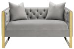 Eastbrook Tufted Back Loveseat Gray 509112 by Coaster Furniture 16