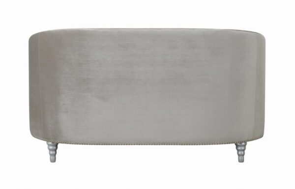 Avonlea Sloped Arm Tufted Loveseat Gray 508462 by Coaster Furniture 13