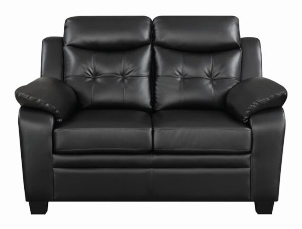 Finley Tufted Upholstered Loveseat Black 506552 by Coaster Furniture 12