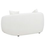 Isabella Upholstered Tight Back Loveseat White 509872 by Coaster Furniture 24