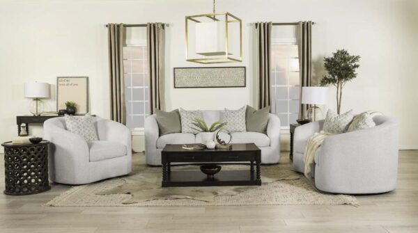 Rainn Upholstered Tight Back Loveseat Latte 509172 by Coaster Furniture 8