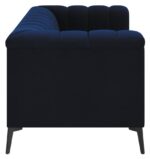 Chalet Tuxedo Arm Loveseat Blue 509212 by Coaster Furniture 16