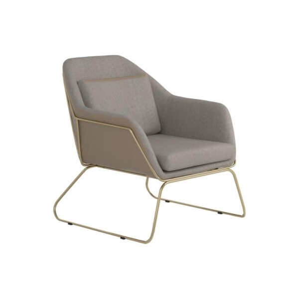 Metal Sled Leg Accent Chair Beige 903981 by Coaster Furniture 6